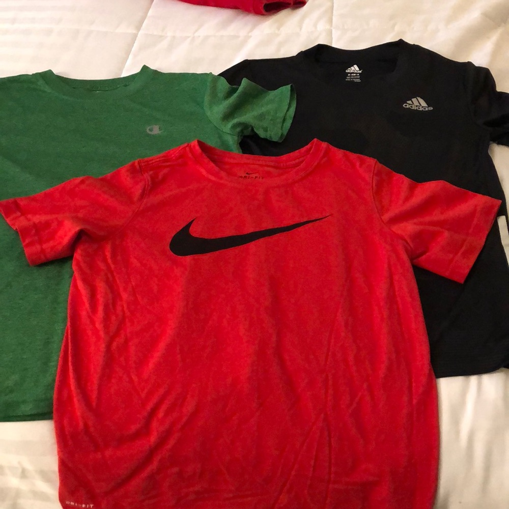 Boys dry fit size med and sm. Bundle